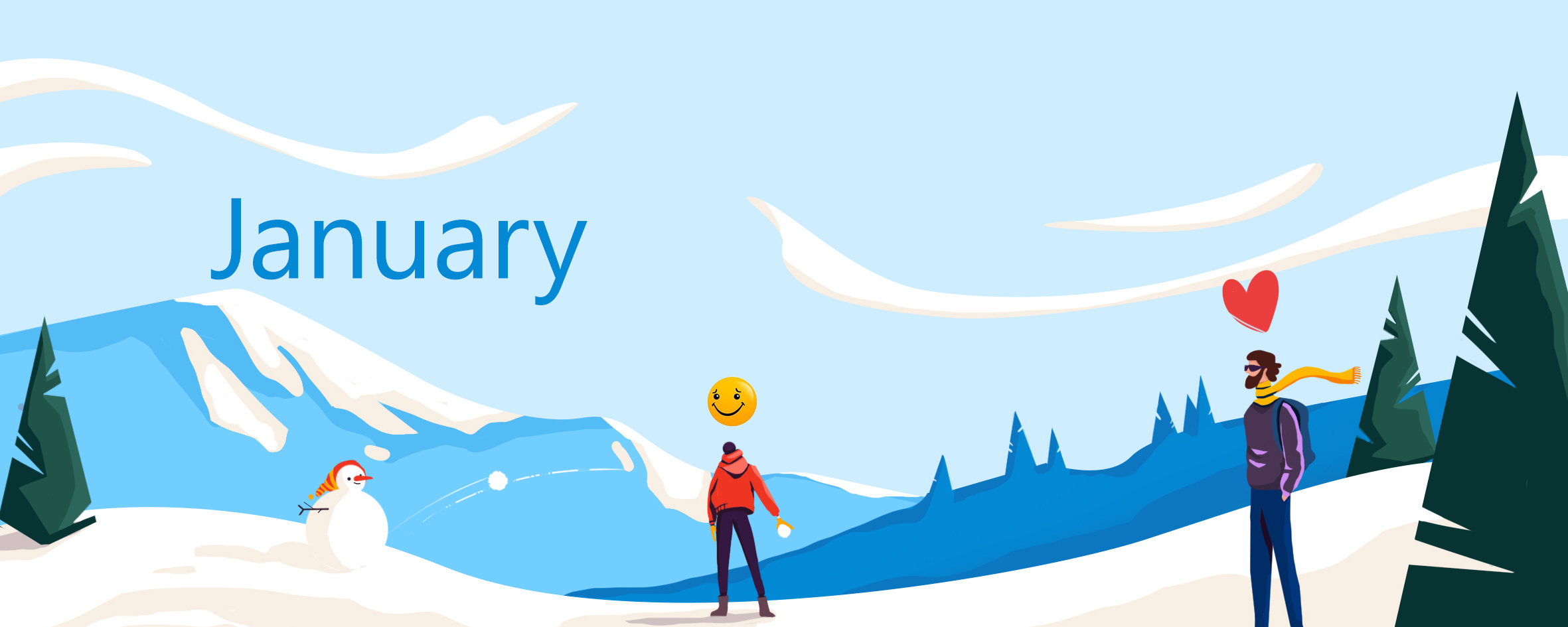 Mirorim A Year in Motion — calendar month illustration